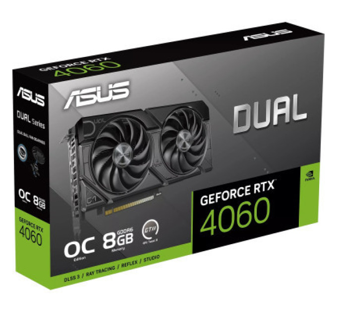 Видеокарта ASUS GeForce RTX4060 8Gb DUAL OC EVO (DUAL-RTX4060-O8G-EVO)