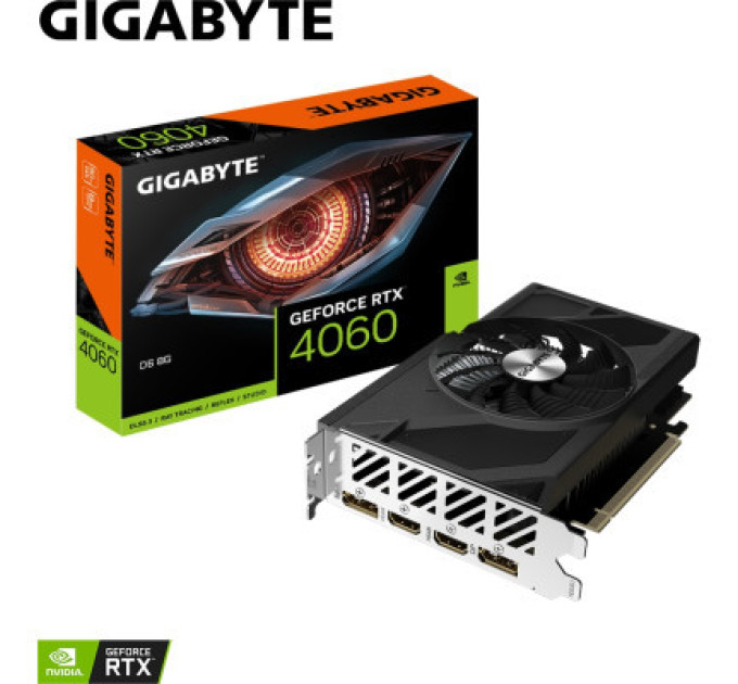 Видеокарта GIGABYTE GeForce RTX4060 8Gb (GV-N4060D6-8GD)