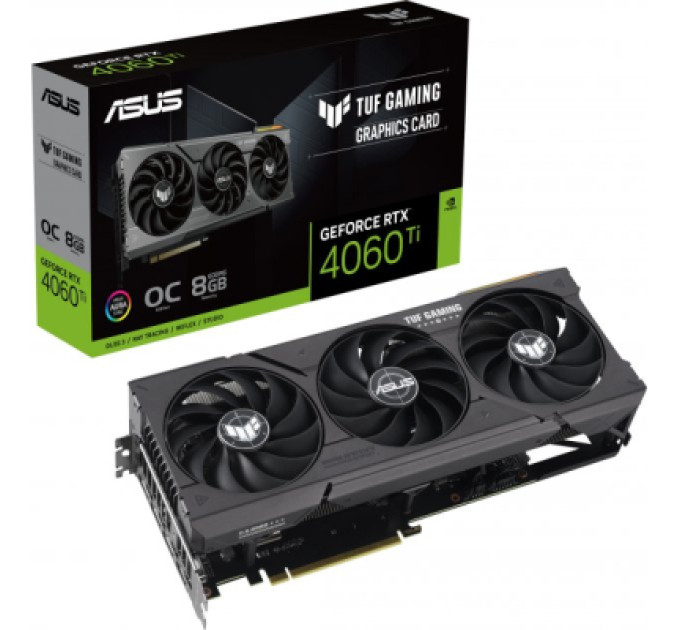 Видеокарта ASUS GeForce RTX4060Ti 8Gb TUF OC GAMING (TUF-RTX4060TI-O8G-GAMING)