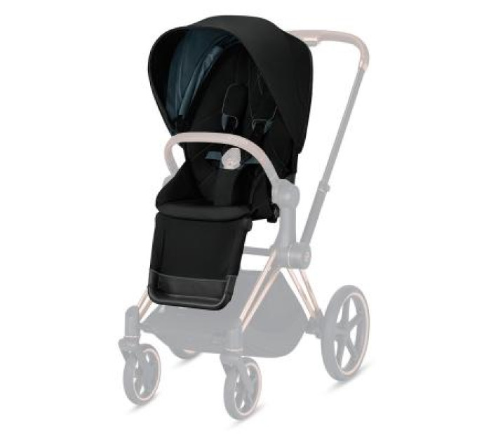 Набор текстиля для коляски Cybex Priam Deep Black black (520000687)