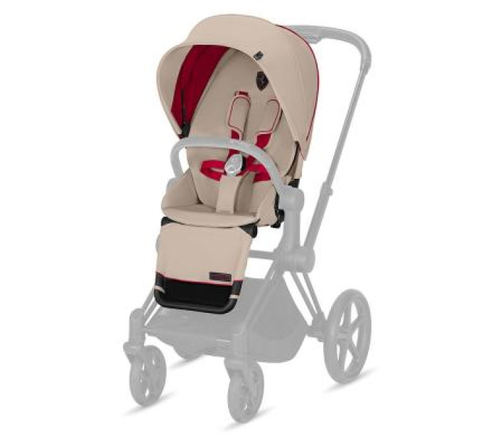 Набор текстиля для коляски Cybex Priam Ferrari Silver Grey light (519002709)