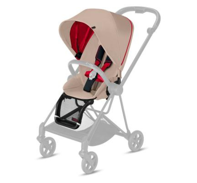 Набор текстиля для коляски Cybex Mios Ferrari Silver Grey light grey (519002729)