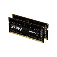 Модуль памяти для ноутбука SoDIMM DDR4 32GB (2x16GB) 2933 MHz Fury Impact Kingston Fury (ex.HyperX) (KF429S17IB1K2/32)