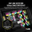 Кулер для корпуса Corsair iCUE Link QX120 RGB PWM PC Fans Starter Kit with iCUE Link System Hub (CO-9051002-WW)