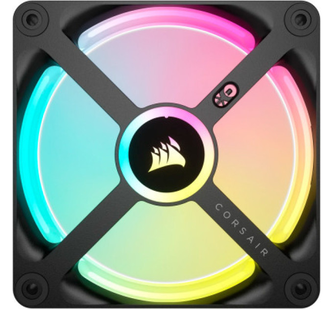 Кулер для корпуса Corsair iCUE Link QX120 RGB PWM PC Fans Starter Kit with iCUE Link System Hub (CO-9051002-WW)