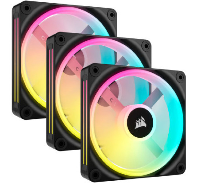 Кулер для корпуса Corsair iCUE Link QX120 RGB PWM PC Fans Starter Kit with iCUE Link System Hub (CO-9051002-WW)