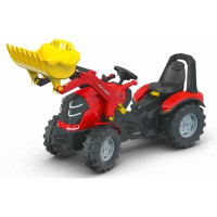 Веломобиль Rolly Toys Трактор с ковшом rollyX-Trac Premium красно-желтый (651009)