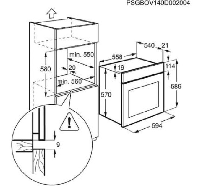 Духовой шкаф Electrolux EZB 53430 AW (EZB53430AW)