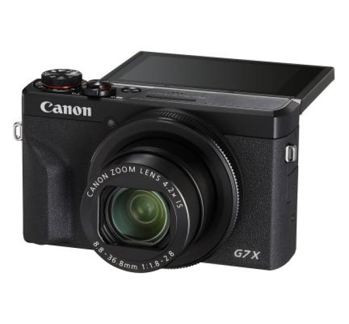 Цифровой фотоаппарат Canon Powershot G7 X Mark III Black VLogger (3637C029)