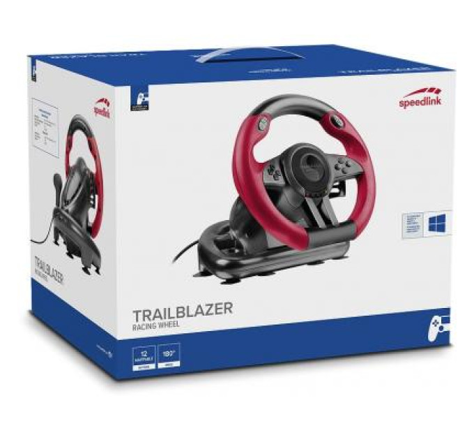 Руль Speedlink Trailblazer Racing Wheel PC/Xbox One/PS3/PS4 Black/Red (SL-450500-BK)