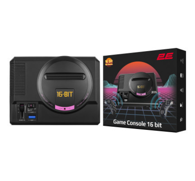 Игровая консоль 2E Ігрова консоль 16bit HDMI (2 бездротових геймпада, 188 ігор) (2E16BHDWS188)