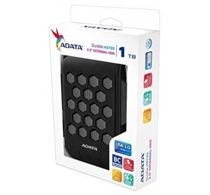 Внешний жесткий диск 2.5" 2TB ADATA (AHD720-2TU31-CBK)