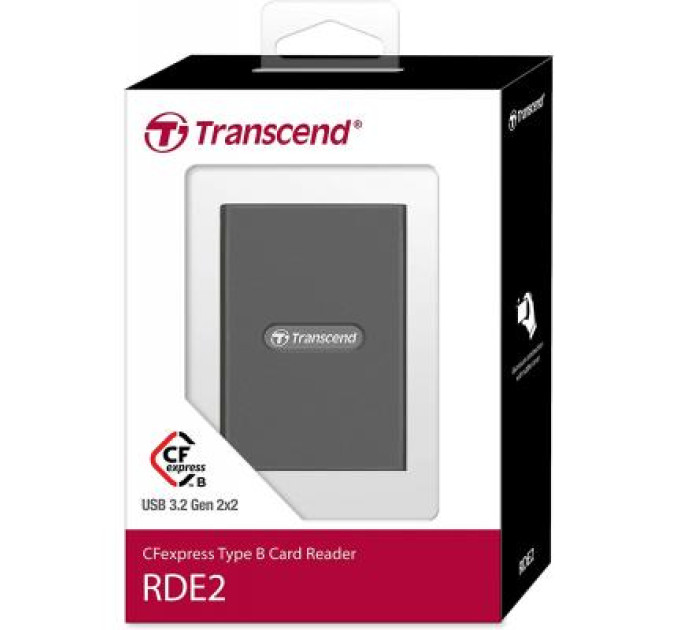 Считыватель флеш-карт Transcend USB 3.2 Gen 2x2 Type-C CFexpress (TS-RDE2)