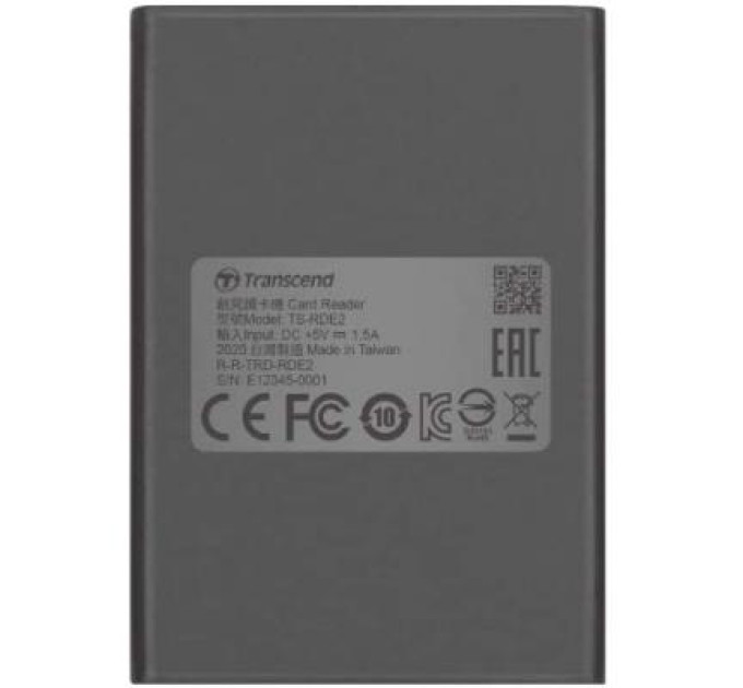 Считыватель флеш-карт Transcend USB 3.2 Gen 2x2 Type-C CFexpress (TS-RDE2)