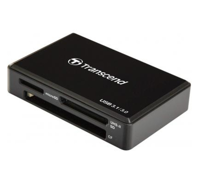 Считыватель флеш-карт Transcend USB 3.1 Black (TS-RDF8K2)