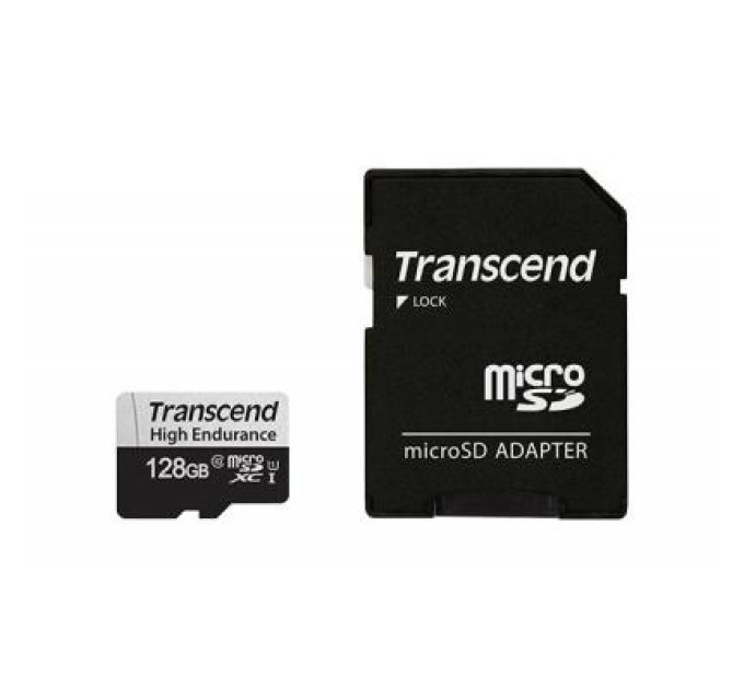 Карта памяти Transcend 128GB microSDXC class 10 UHS-I U1 High Endurance (TS128GUSD350V)