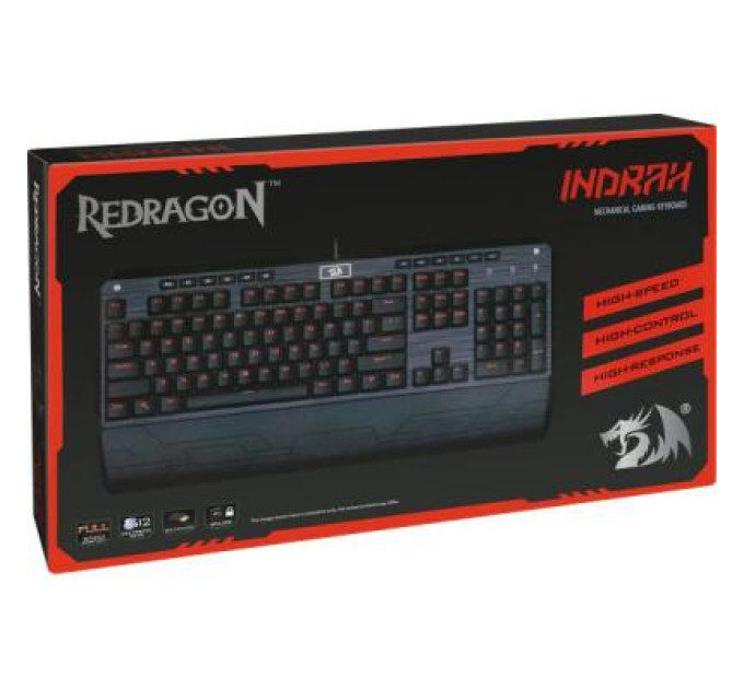 Клавиатура Redragon Indrah RU Black (70449)