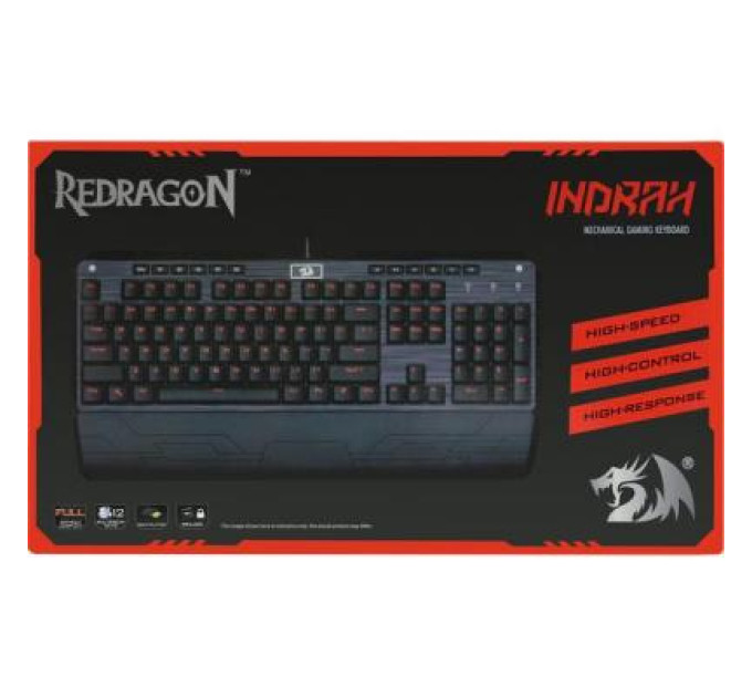 Клавиатура Redragon Indrah RU Black (70449)