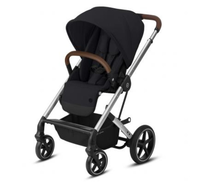 Коляска Cybex Balios S Lux SLV Deep Black black (с бампером) (520001249)