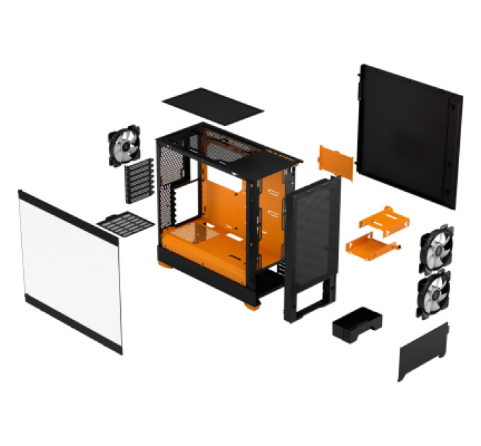 Корпус Fractal Design Pop Air RGB Orange Core TG (FD-C-POR1A-05)