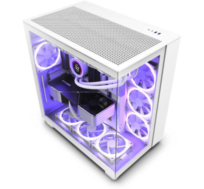 Корпус NZXT H9 Flow Edition White (CM-H91FW-01)