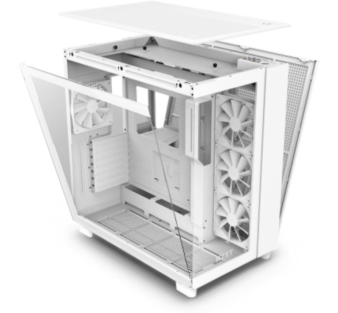 Корпус NZXT H9 Flow Edition White (CM-H91FW-01)