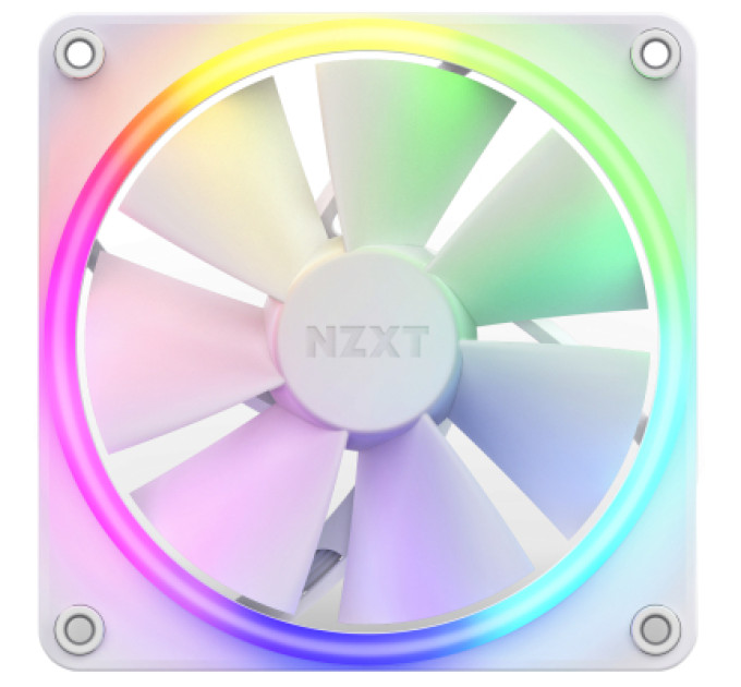 Кулер для корпуса NZXT F120RGB Single (White) (RF-R12SF-W1)