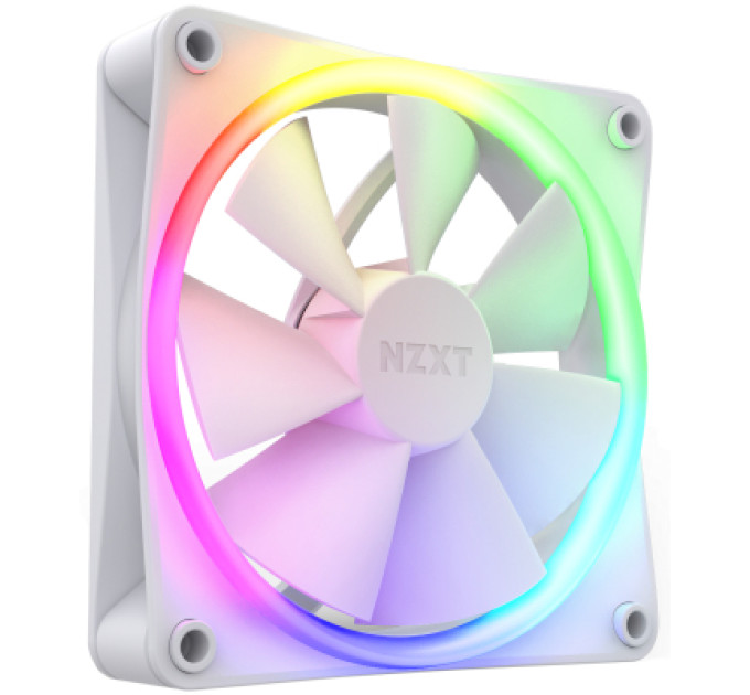 Кулер для корпуса NZXT F120RGB Single (White) (RF-R12SF-W1)