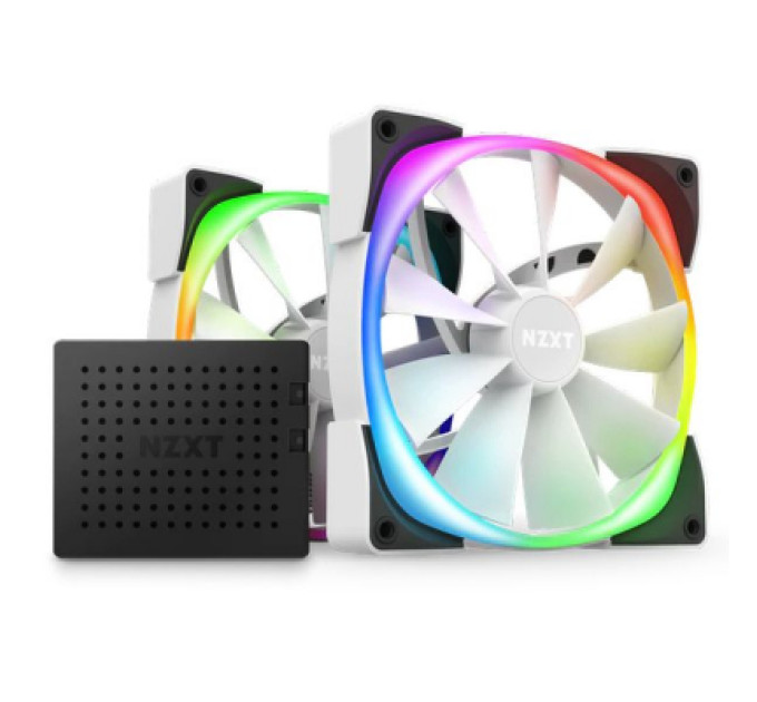 Кулер для корпуса NZXT AER RGB 2 - Twin Starter - White (HF-2814C-DW)