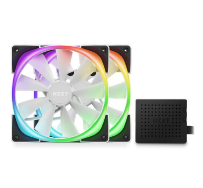 Кулер для корпуса NZXT AER RGB 2 - Twin Starter - White (HF-2814C-DW)