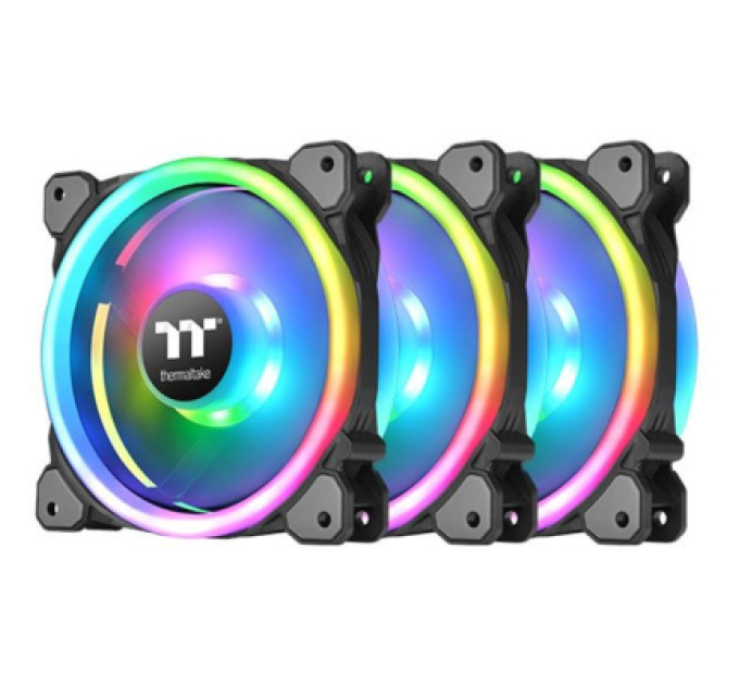 Кулер для корпуса ThermalTake Riing Trio 12 RGB Radiator Fan TT Premium Edition (3-Fan Pack) (CL-F072-PL12SW-A)