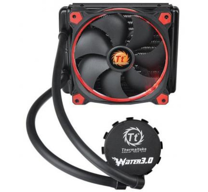 Система водного охлаждения ThermalTake Water 3.0 Riing Red 140 (CL-W150-PL14RE-A)