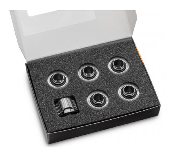 Фитинг для СВО Ekwb EK-Quantum Torque 6-Pack STC 12/16 - Black Nickel (3831109824498)