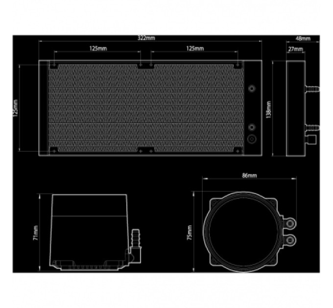 Система водного охлаждения Deepcool CASTLE 280 EX