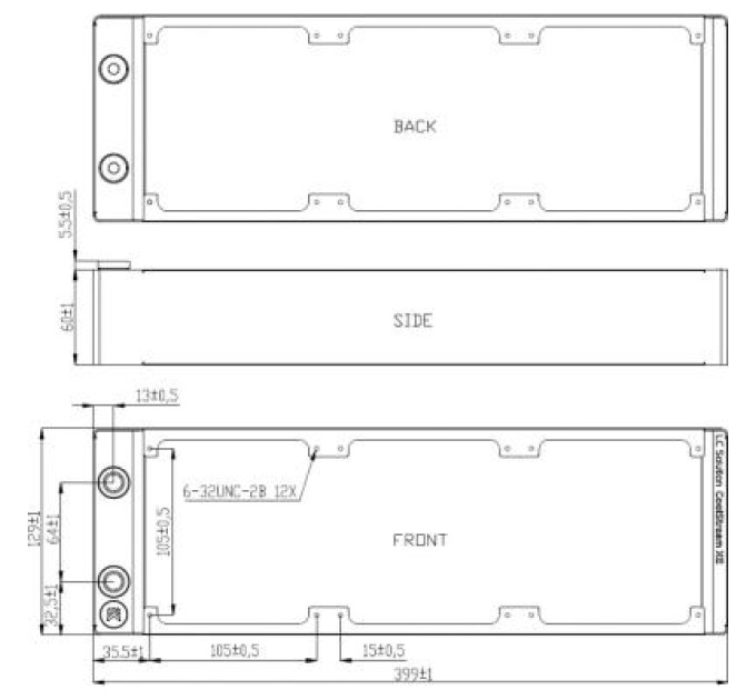 Радиатор охлаждения Ekwb EK-CoolStream XE 360 (Triple) PIECE (3830046995223)