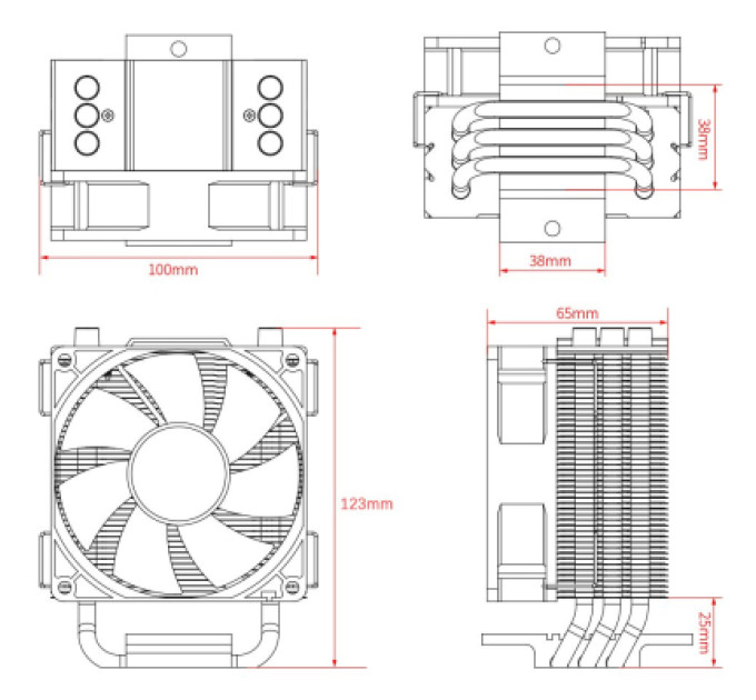 Кулер для процессора ID-Cooling SE-903-XT