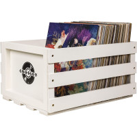 Record Storage Crate White