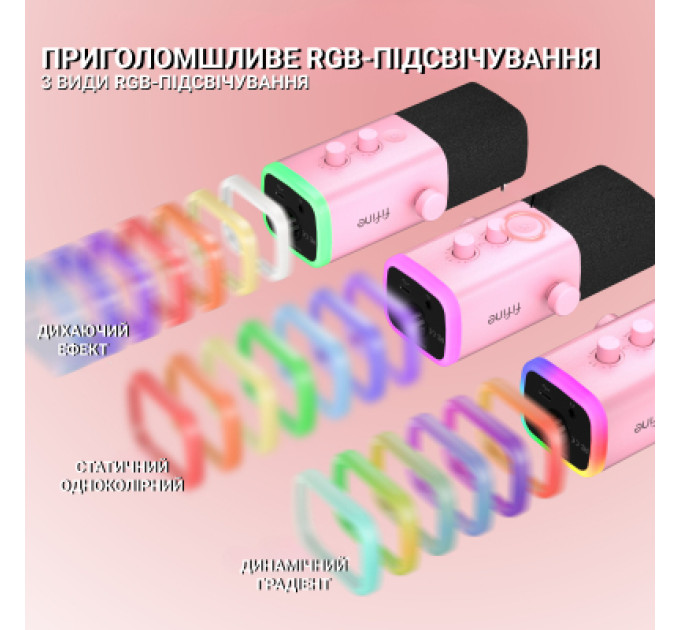 Микрофон Fifine AM8P USB/XLR Pink (AM8P)