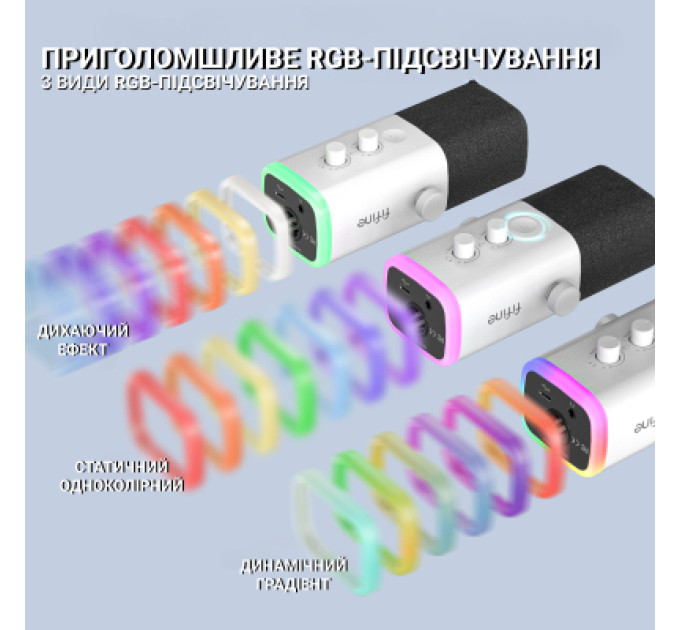 Микрофон Fifine AM8W USB/XLR White (AM8W)