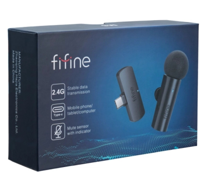 Микрофон Fifine M6 Wireless Black (M6)