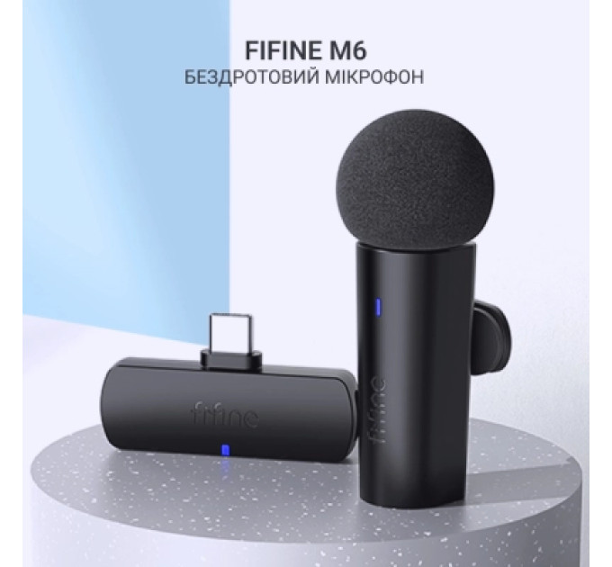 Микрофон Fifine M6 Wireless Black (M6)