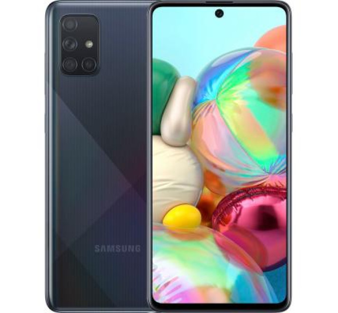 Мобильный телефон Samsung SM-A715FZ (Galaxy A71 6/128Gb) Black (SM-A715FZKUSEK)