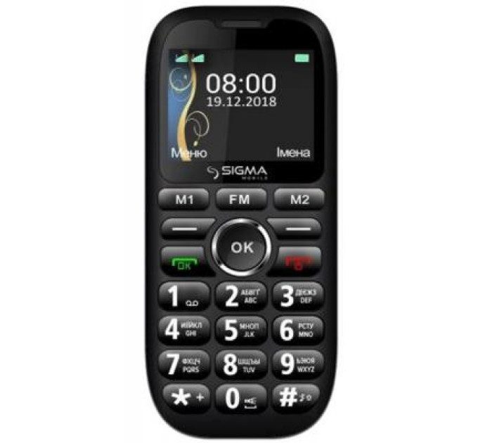 Мобильный телефон Sigma Comfort 50 Grand Black (4827798337813)