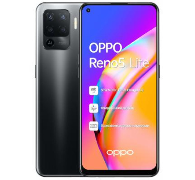 Мобильный телефон Oppo Reno 5 Lite 8/128GB Black (OFCPH2205_BLACK)