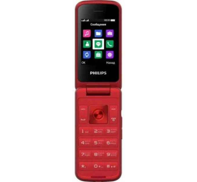 Мобильный телефон Philips Xenium E255 Red