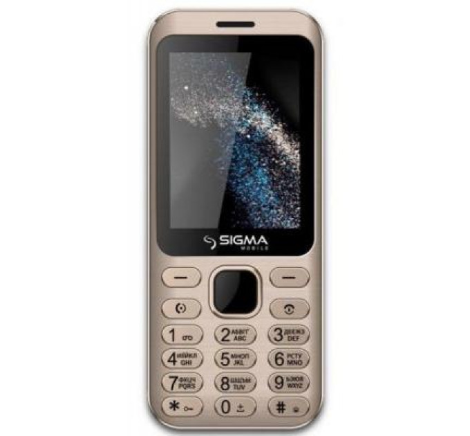 Мобильный телефон Sigma X-style 33 Steel Dual Sim Gold (4827798854921)