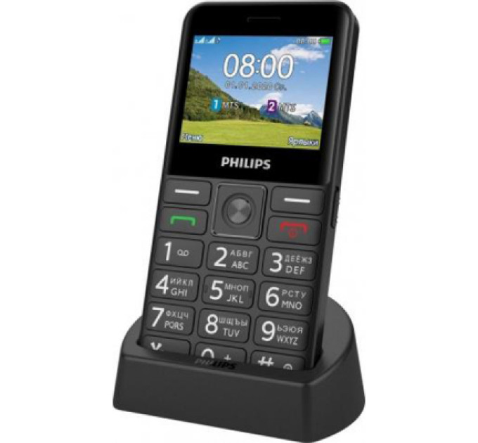 Мобильный телефон Philips Xenium E207 Black