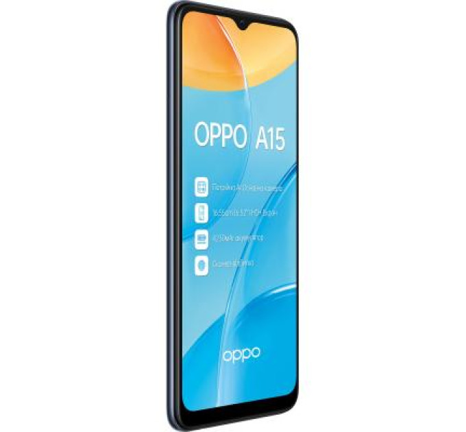 Мобильный телефон Oppo A15 2/32GB Dynamic Black (OFCPH2185_BLACK_2/32)