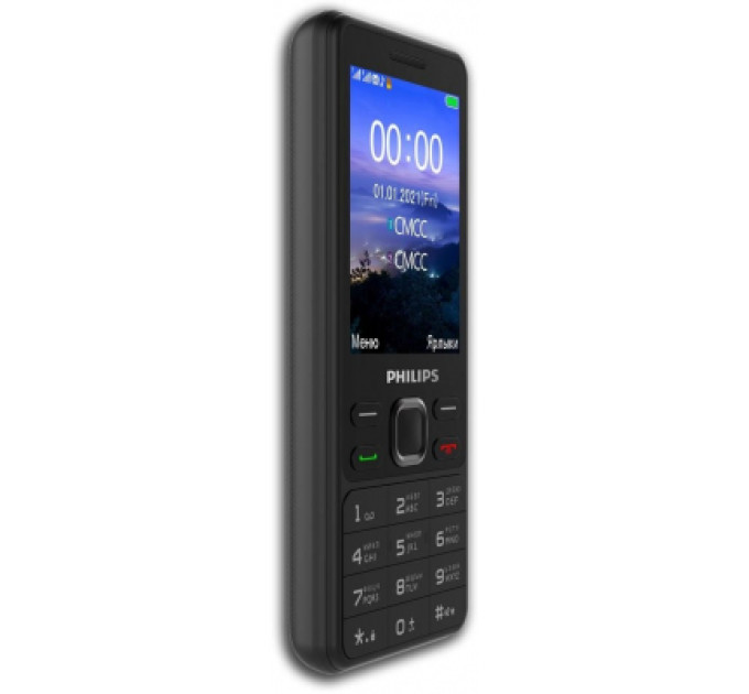 Мобильный телефон Philips Xenium E185 Black