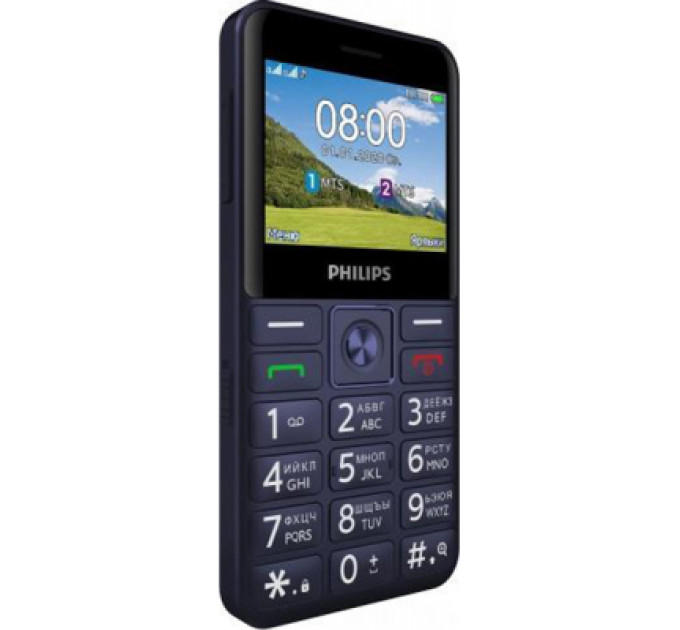 Мобильный телефон Philips Xenium E207 Blue